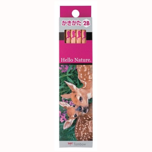 Tombow Hello Nature鉛筆/ 梅花鹿/ 2B/ 12支入 eslite誠品