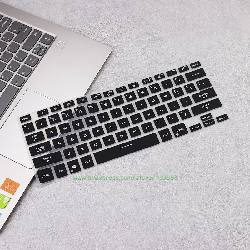 矽膠筆記本電腦鍵盤保護套華碩 TUF Dash F15 FX516P FX516PM FX516PR FX516 PR