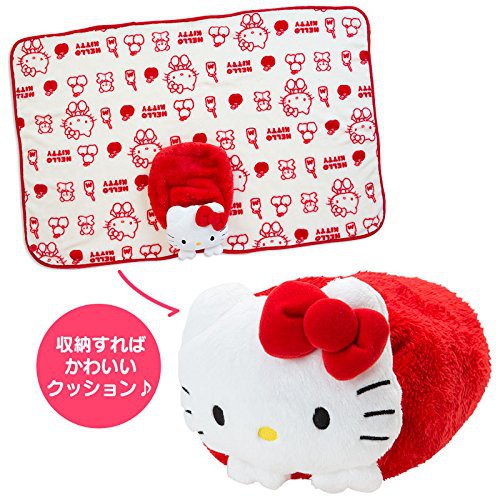 日本原裝 三麗鷗 Sanrio Hello Kitty 美樂蒂 雙子星 大眼蛙 抱枕 冷氣毯 聖誕節 耶誕節 交換禮物