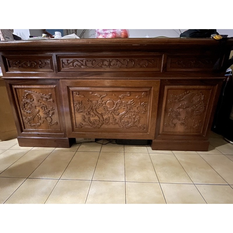 二手 梨花木老闆桌 蝦皮購物