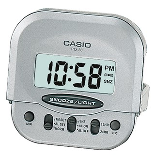 【CASIO】卡西歐 桌上型鬧鐘 PQ-30-8 原廠公司貨【關注折扣】
