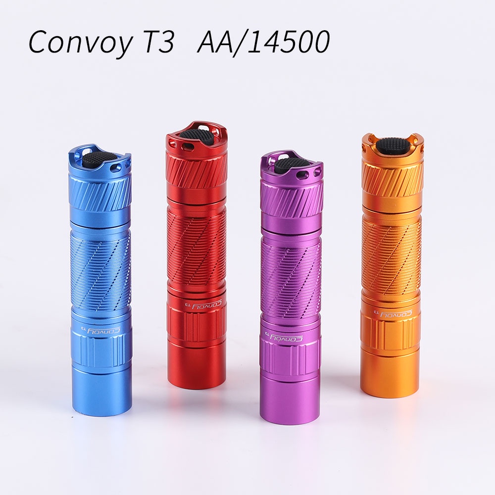 【電筒發燒友】Convoy T3 日亞高顯色 219B R9080/219C R9050 14500 居家EDC手電筒