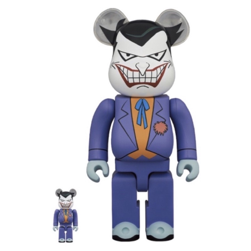 [現貨]BE@RBRICK BATMAN THE JOKER 小丑 漫畫版 MEDICOM TOY 100%&amp;400%
