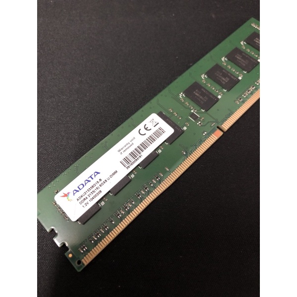 二手良品，威剛DDR4-8G-2400.2133.2666記憶體，雙面，單面顆粒