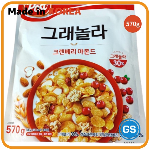 East-West Food Post Granola 蔓越莓杏仁 570g / 韓國最佳麥片 / 脆皮烤麥片
