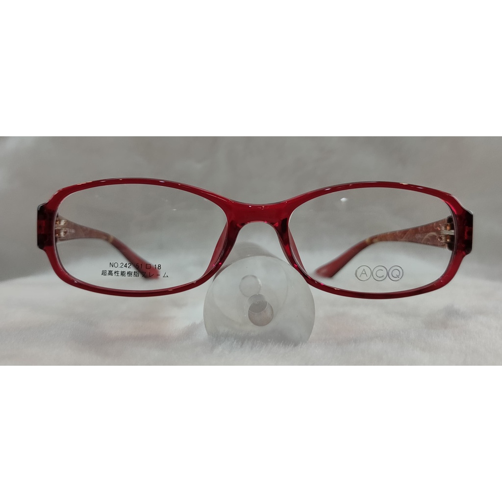 閃亮眼鏡館 韓國製造 TR90光學鏡框 超彈性樹脂  超輕 不變形 不外擴 242 紅色