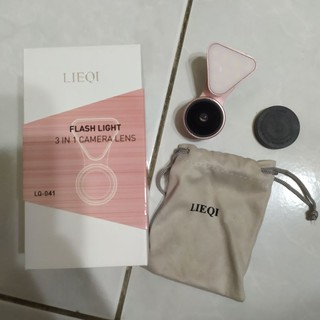 LIEQI Flash Light 3 IN 1 Camera Lens LQ-041