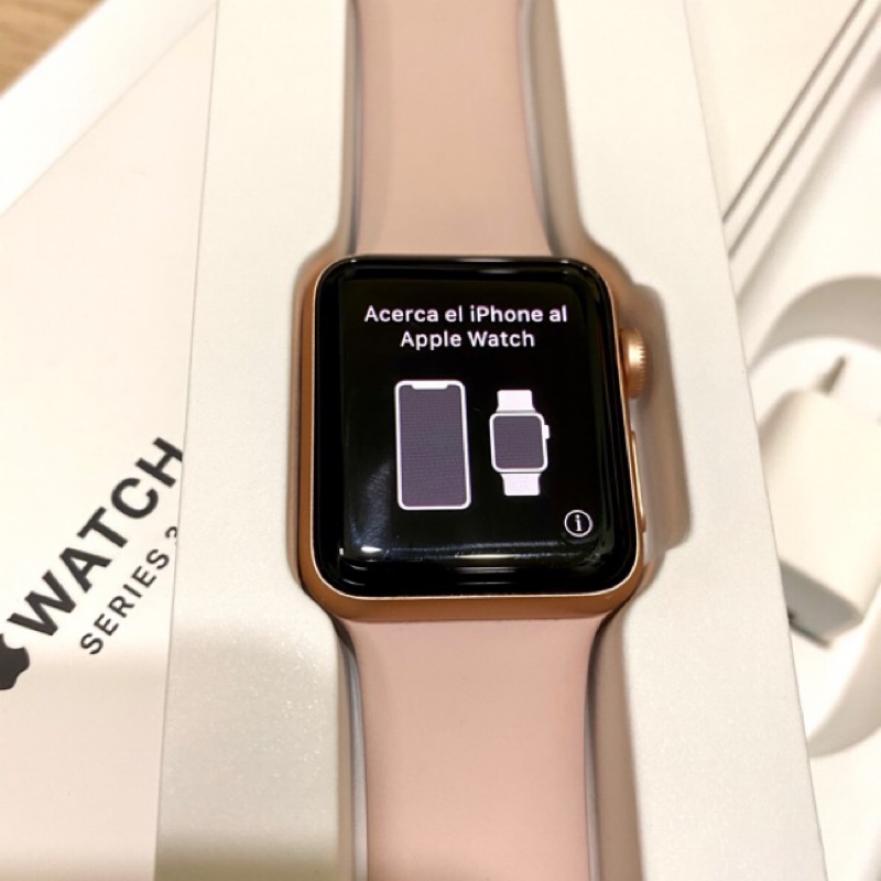 女用 Apple Watch 3 粉金 38mm 過保固