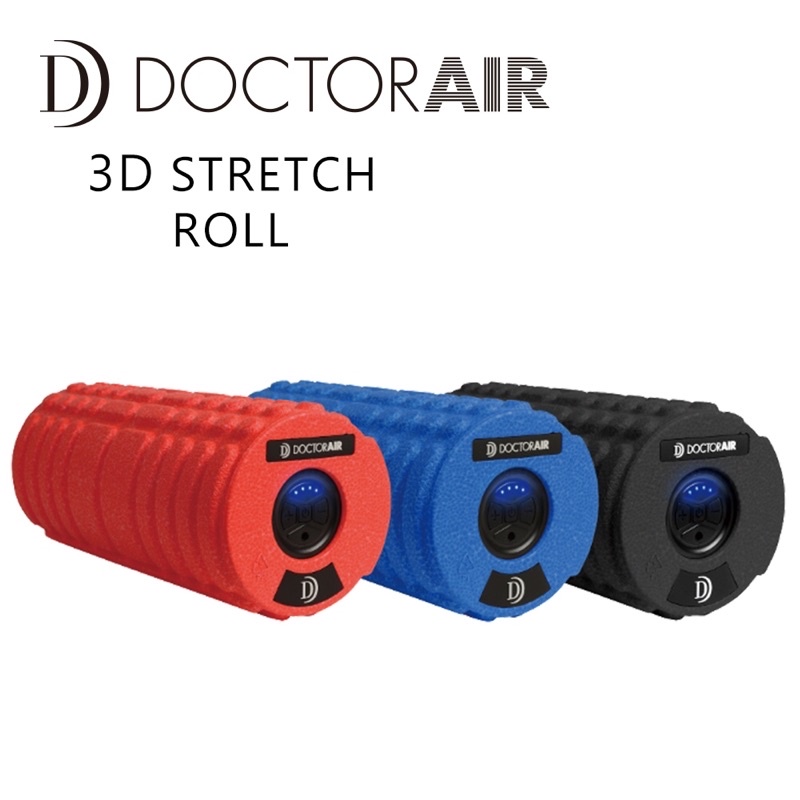 9.9新免運～DOCTOR AIR 3D伸展震動滾輪S-黑