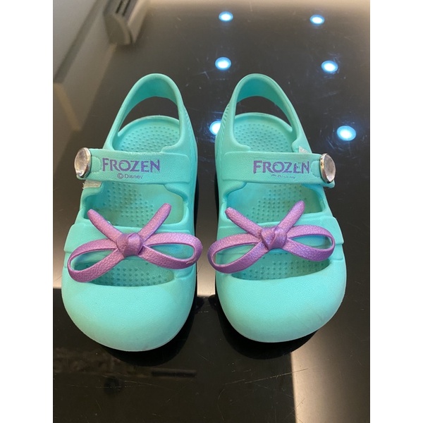 Disney frozen 冰雪奇緣氣質女童二手涼鞋 16碼