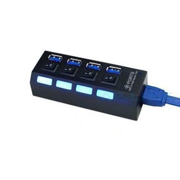 USB 3.0 HUB 獨立開關 4port 4口 4孔 集線器