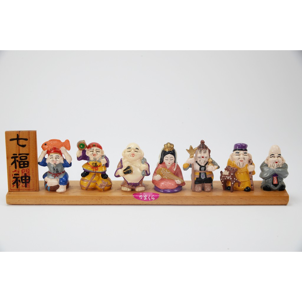 日本七福神居家擺件車上擺件裝飾七福神擺件招財擺件 蝦皮購物