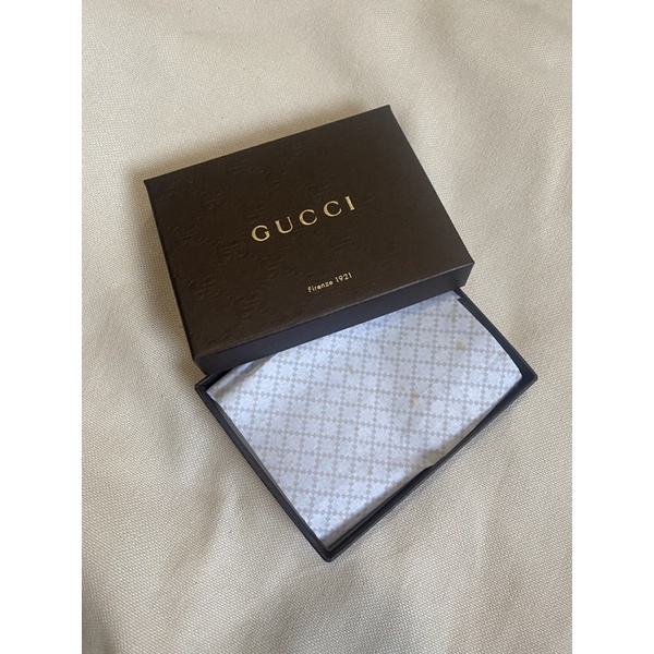 二手 正品Gucci古馳包裝盒/名片盒/飾品盒/禮物盒/短夾盒