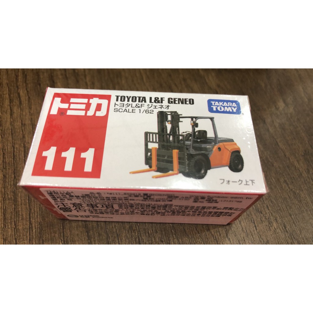 TOMICA TOMY 多美 NO.111 TOYOTA L&amp;F GENEO 堆高機