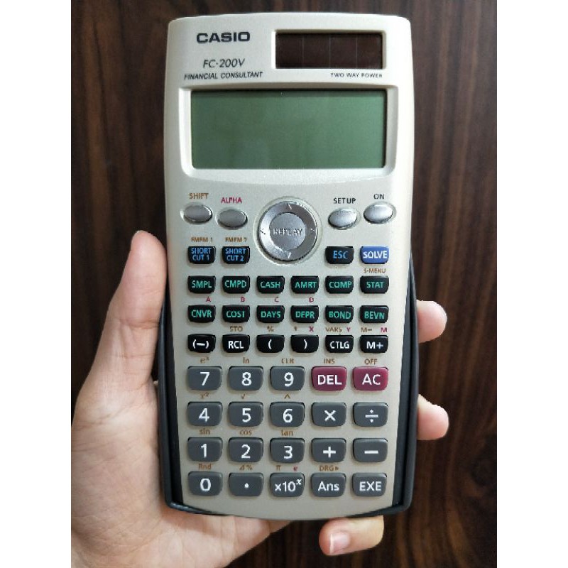 Casio Fv 200v財務型工程計算機財金所財務管理必用 蝦皮購物