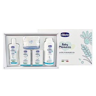 Chicco 寶貝嬰兒植萃沐浴澎澎禮盒