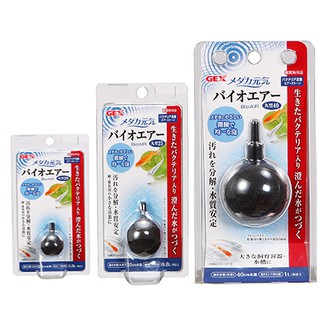 【QQ魚】日本GEX五味 納豆菌圓形氣泡石 汽泡球 圓型 增加溶氧 25型(2.5cm)、40型(4cm)