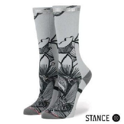 【蟹老闆】STANCE 石墨素描花設計款襪 女襪