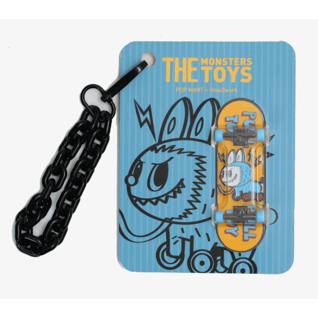 🔥現貨🔥 泡泡瑪特 Pop Mart Labubu Zimomo 精靈玩具系列 手指滑板 吊卡 徽章