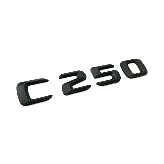 【JR 佳睿精品】15-16 Benz 賓士 尖型 C-W205 C250 消光黑 霧面黑  後箱 字體 字貼 標誌
