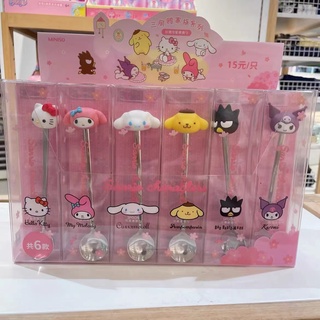 現貨❣miniso名創優品三麗鷗勺子可愛玉桂狗庫洛米酷企鵝美樂蒂咖啡勺女高顏值不鏽鋼攪拌勺