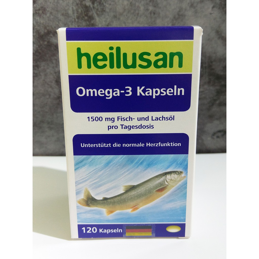 【德國Heilusan好立善】純淨深海鮭魚油(120粒/盒)
