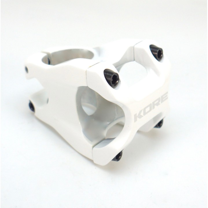 Kore Repute 自行車登山車公路車0度白色立管短龍頭31.8 x 35mm Short Stem White