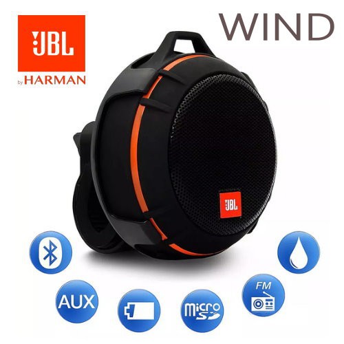 美國 JBL Wind 多功能防潑水插卡式 FM 自行車 藍牙喇叭 愷威電子 高雄耳機專賣(公司貨)