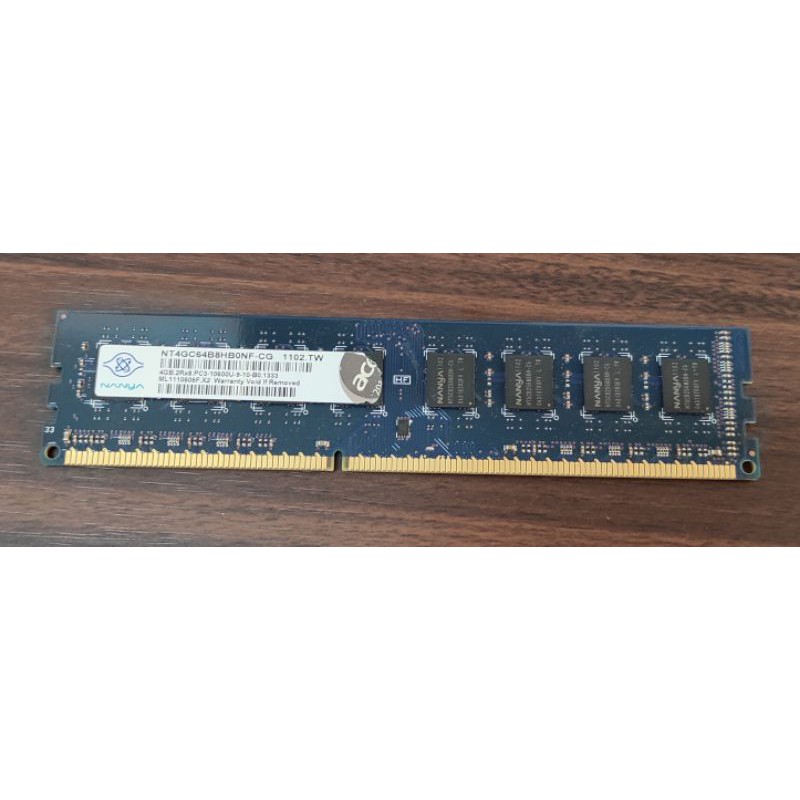 南亞ddr3-1333 4gb桌上型記憶體