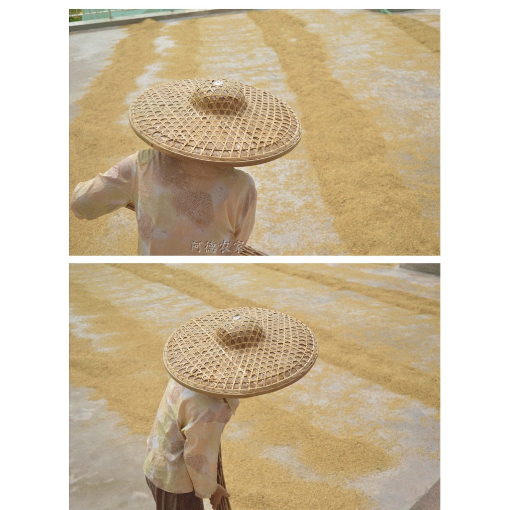 小妮 手工日用手工斗笠帽子竹編遮陽帽防雨防曬草帽裝飾男女舞蹈演出道具紅軍帽 蝦皮購物