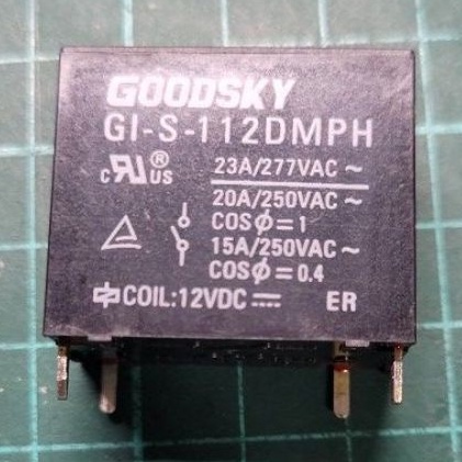 12V DC 繼電器 Goodsky RELAY GI-S-112DMPH