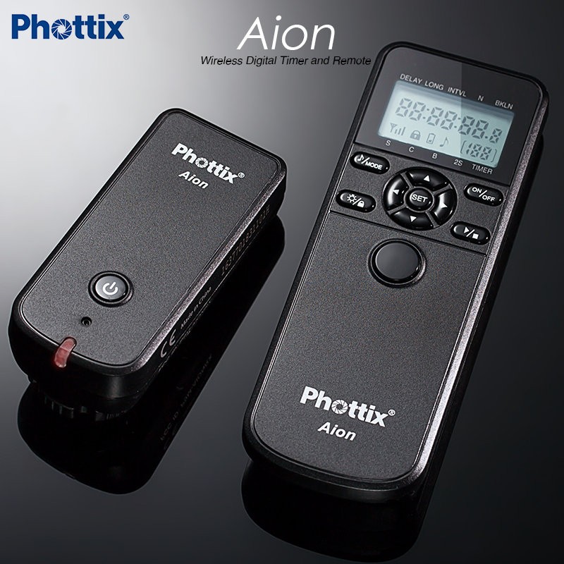 三重☆大人氣☆公司貨 Phottix Aion 液晶 定時 遙控器 快門線  五種線材規格