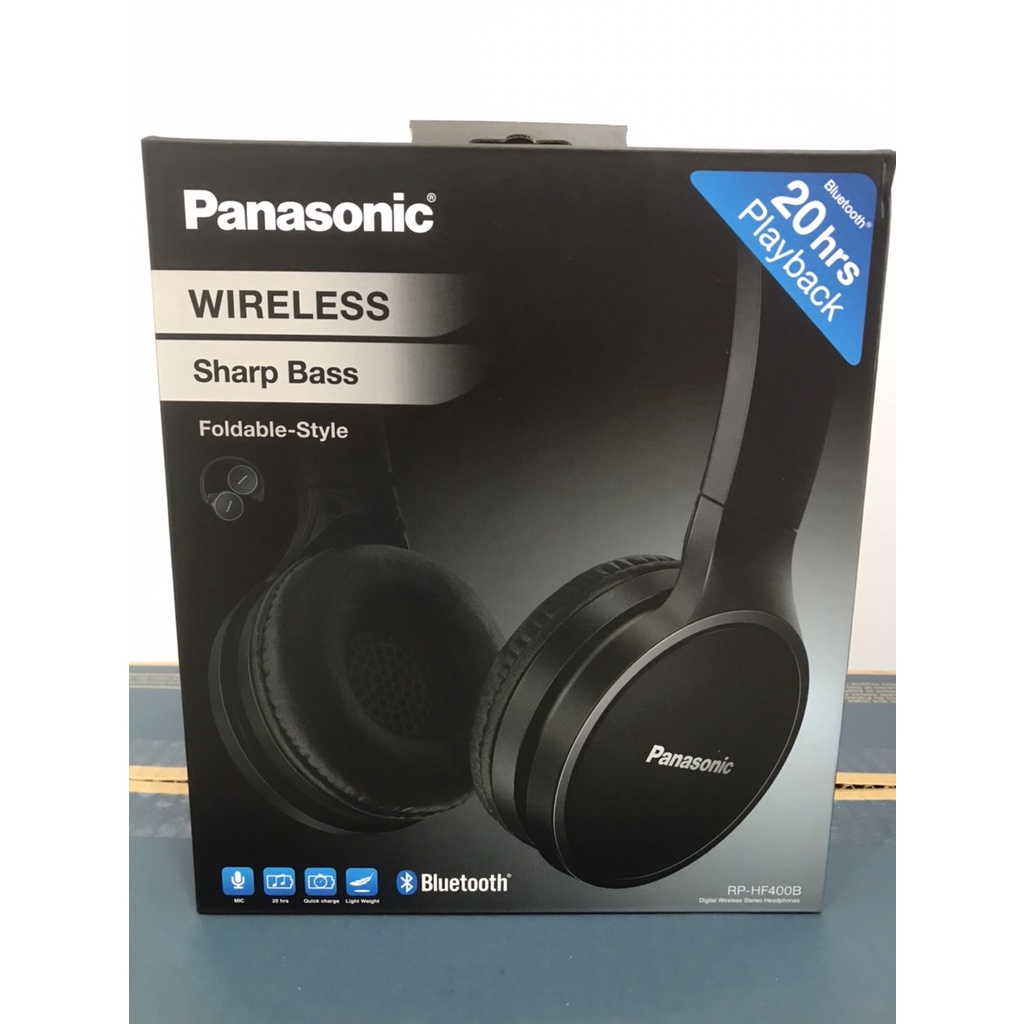 Panasonic 國際耳機 RP-HF400B/RPHF400B 無線耳罩式耳機 全新原廠公司貨