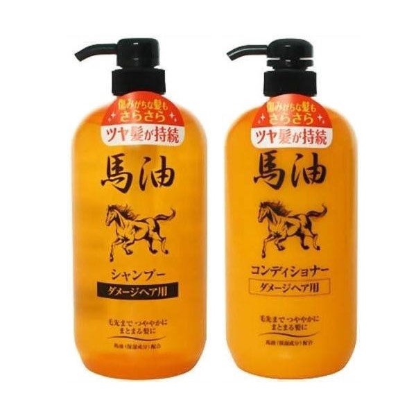 日光小鋪~ 日本 純藥馬油保濕 洗髮精 / 潤髮精 (1000ml)