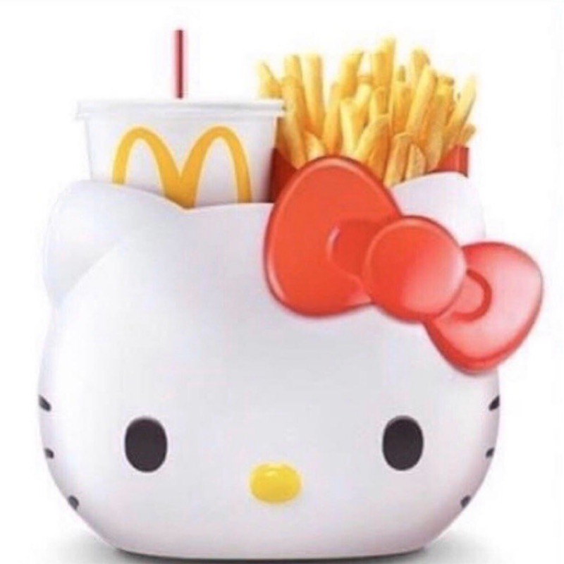 【現貨】麥當勞 凱蒂貓 Hello Kitty 萬用置物籃  提籃 汽車置物籃 餐盒