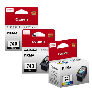 【蝦皮直營】Canon PG-740+CL-741 原廠墨水匣組合(2黑1彩) 廠商直送