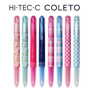 莫莫日貨 Pilot 百樂hi Tec C 變芯筆格紋碎花限定款四色筆管 全八款 蝦皮購物