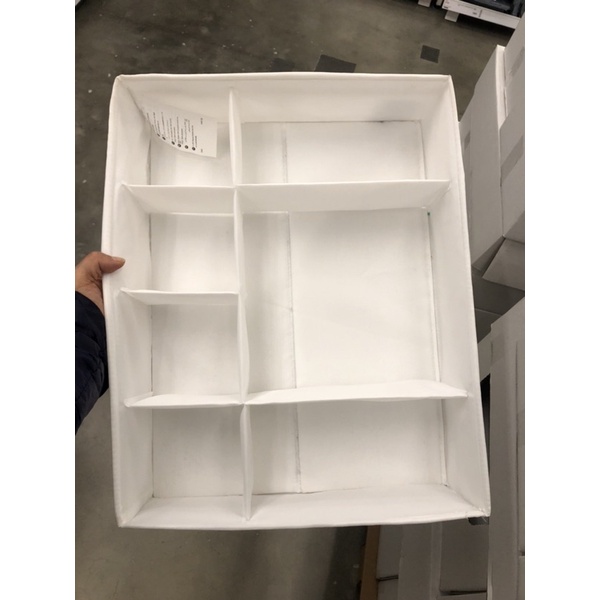 IKEA SKUBB 分隔收納盒 白色 44x34x11公分 抽屜盒 整理盒 分類收納