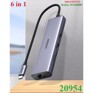 Ugreen 20954 USB type-C 轉 HDMI 60hz / USB 3.0 / SD /TF /an 千