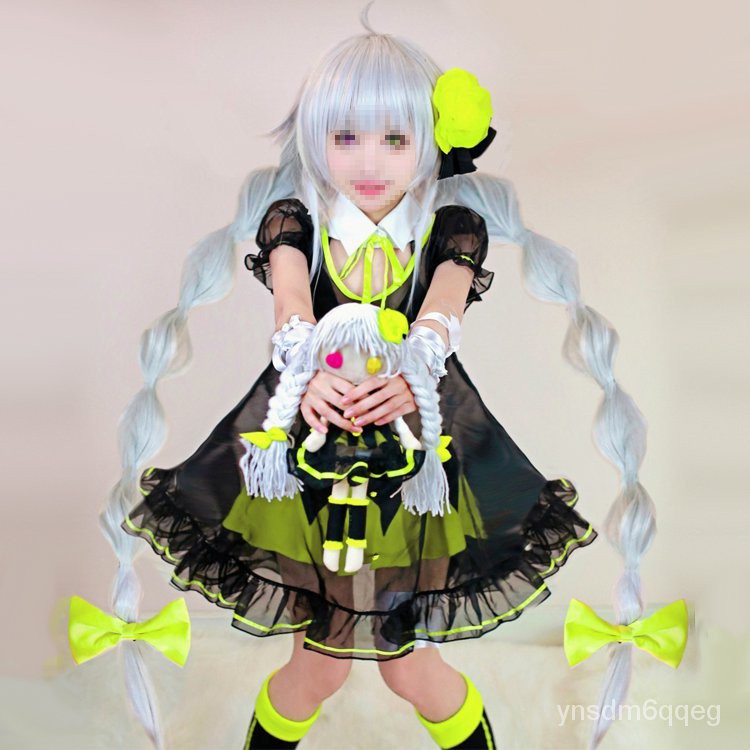 Cosplay地獄型人間動物園人形愛憎女孩cos藝術造型假髮呆毛固定 蝦皮購物
