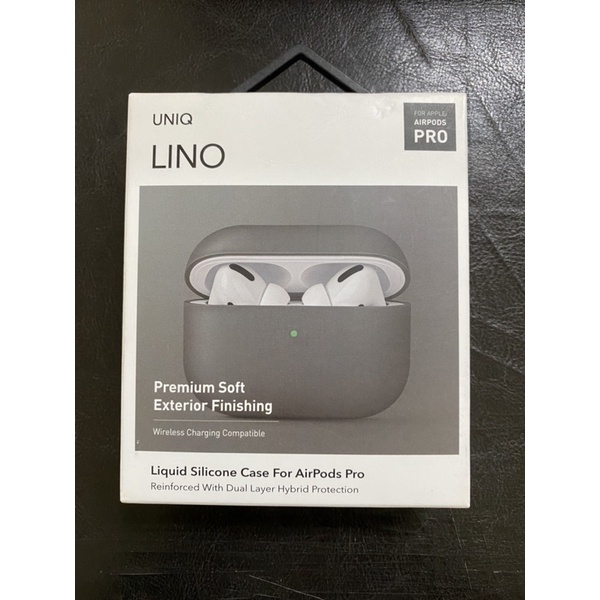 Uniq 全新公司貨Lino 灰/Apple AirPods Pro 耳機殼 保護套