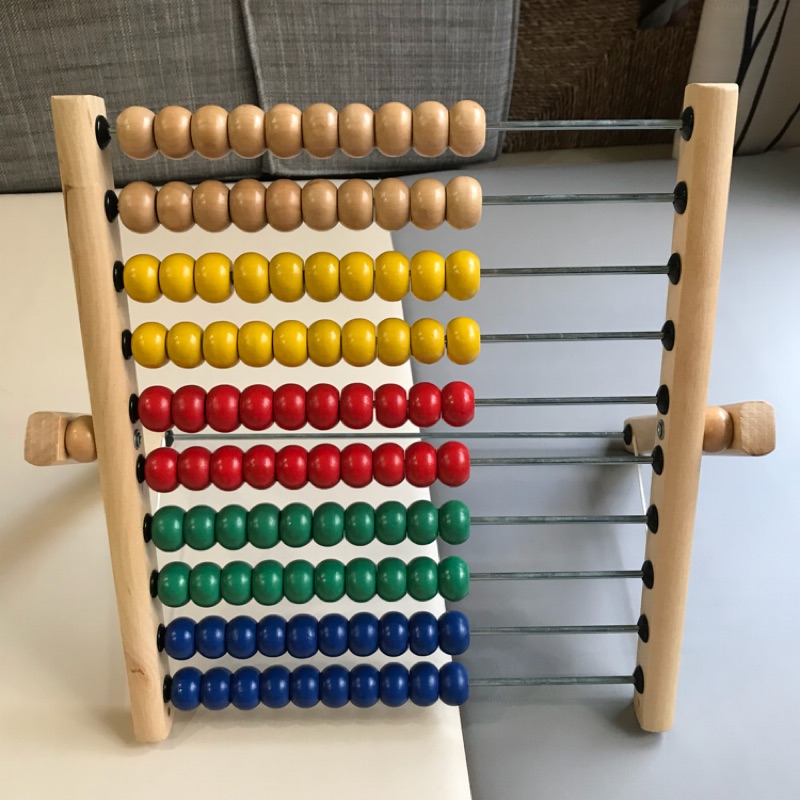 Ikea MULA算盤串珠玩具