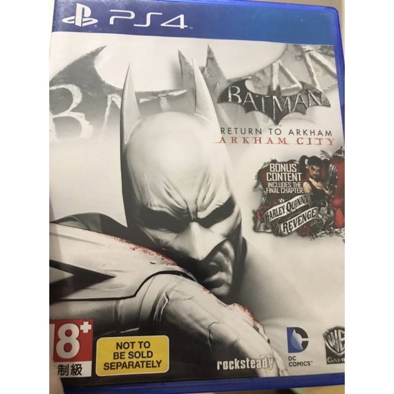 Ps4 蝙蝠俠重返阿卡漢英文版 蝦皮購物