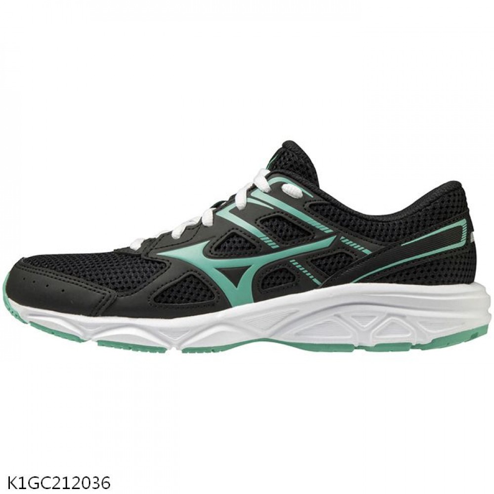 MIZUNO MAXIMIZER 23 JR 童鞋 大童 慢跑 健走 耐磨 透氣 黑綠【運動世界】K1GC212036