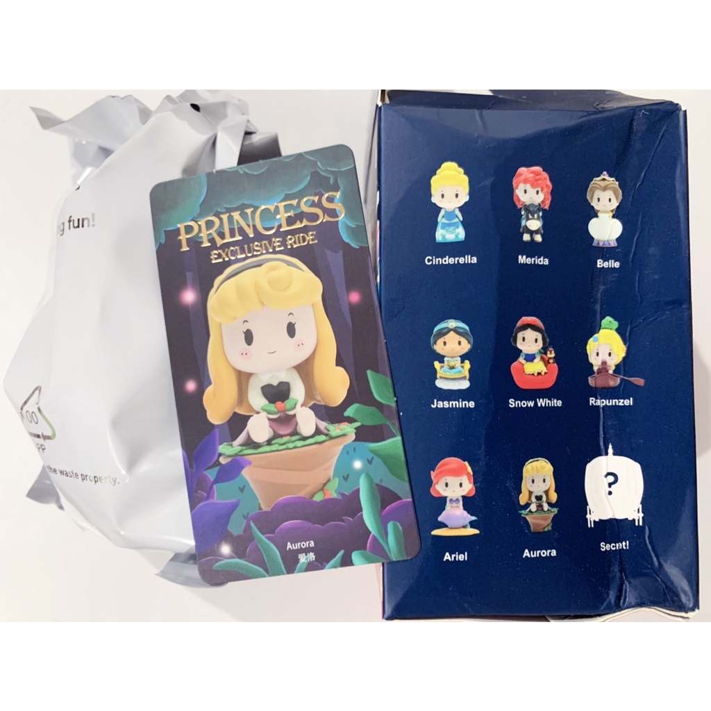 愛洛款 盲盒特價 睡美人 迪士尼公主專屬座駕系列手辦盲盒玩具 迪士尼公主座駕 公主坐騎 公主 車車 公主坐駕