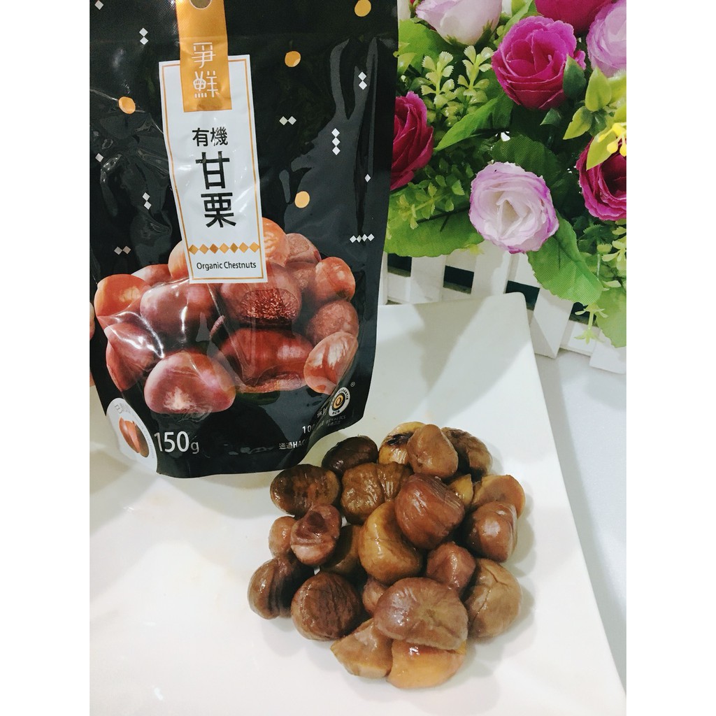 媽寶 現貨 附發票 團購 批發 大包裝100g 隨手包 健康養生無糖板栗仁爭鮮天津甘栗栗子東健生機栗子有機甘栗 蝦皮購物