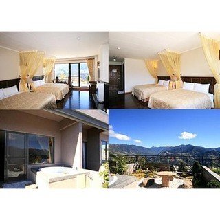 休閒咖*代訂房 出清$4550南投-清境淳境景觀休閒山莊山景庭院四人房一泊三食住宿券