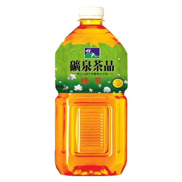 悅氏 綠茶 2000ml【康鄰超市】