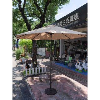 【臺灣現貨】9尺 手搖傘 庭院傘 花園遮陽傘 2.7米 沙灘傘 咖啡廳 太陽傘 帳篷傘 海邊陽傘 海灘晴雨傘 戶外休閒陽