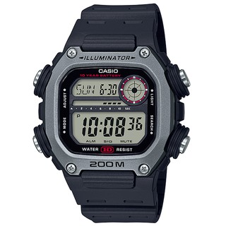 【CASIO】卡西歐 十年電池 大錶徑 電子錶 DW-291H-1A 防水200米 臺灣卡西歐保固一年